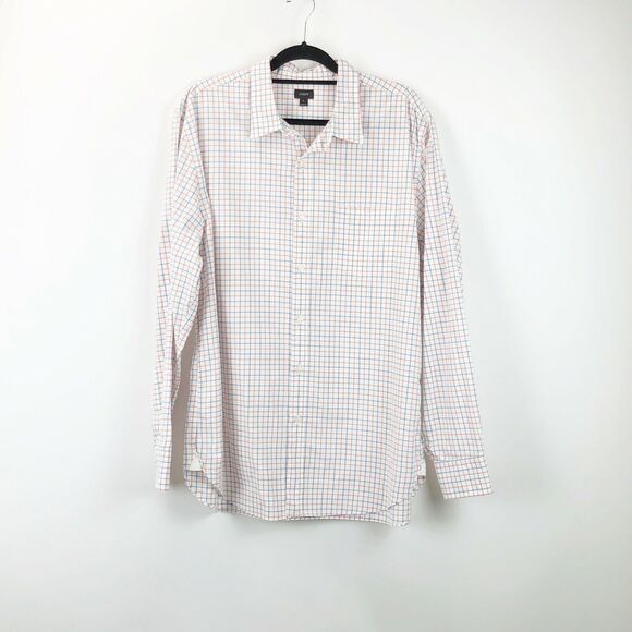 J. Crew XL Mens Check Plaid Button-up Long Sleeve Shirt - Picture 1 of 6